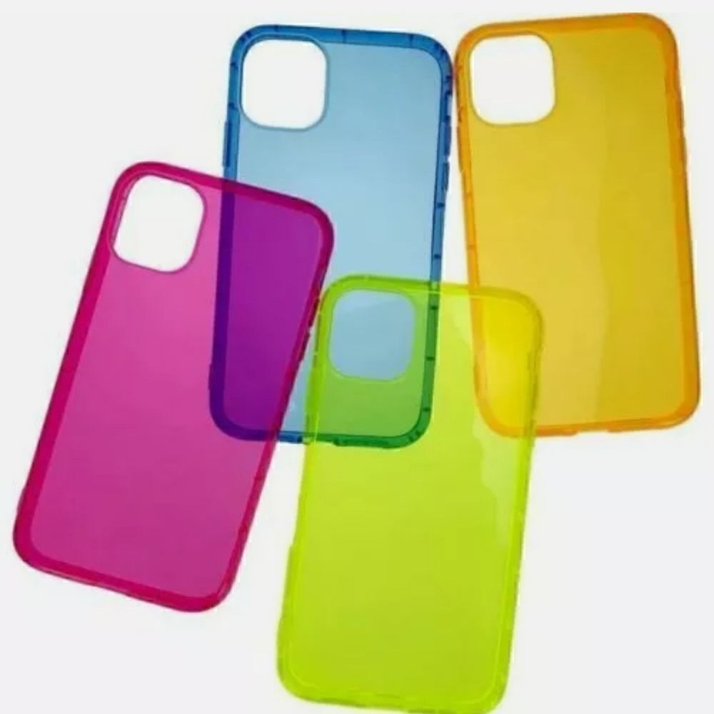 Neon Fluorescent Color Clear Case Cover - Picture 6 of 10